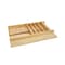 Rev-A-Shelf Drawer Insert, Maple Veneer, Light Brown, 33.13 in W, 2.88 in H, 22 in D, 22 in L, Light Brown 4WUTKB-36-1 - alternate 1